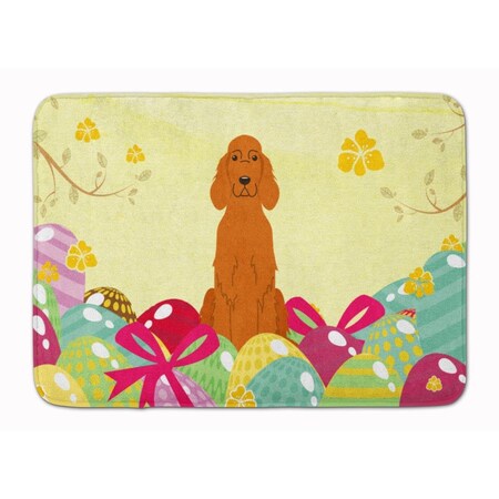 Carolines Treasures Easter Eggs Irish Setter Machine Washable Memory Foam Mat BB6064RUG